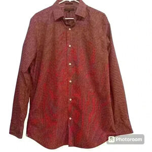 Banana Republic Grant Fit non-iron checkered button-down shirt. Men’s size large